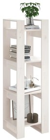 Estante/divisória 41x35x125 cm pinho maciço branco