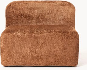 Módulo central em teddy-bouclé Wolke