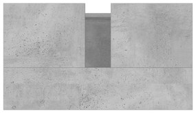 Armário casa de banho 58x33x60 cm deriv. madeira cinza cimento