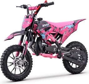 MINI MOTO PARA CRIANÇAS MiniCross Roan RXF 49cc 4.5CV Rosa