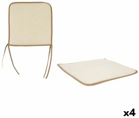Almofada para cadeiras 38 x 2,5 x 38 cm (4 Unidades)