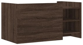 Mesa de centro 100x50x50 cm deriv. madeira carvalho castanho