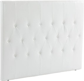 HOMCOM Cabeceira de Cama 160cm Cabeceira de Cama Estofada em Linho e Acolchoada 2 Formas de Uso 160x7x120cm Branco | Aosom Portugal