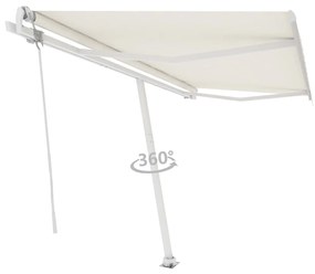 Toldo automático independente 400x300 cm cor creme