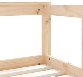 Estrutura de cama infantil c/ gavetas 70x140 cm pinho maciço
