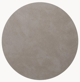 Base para copos redonda em pele Hot