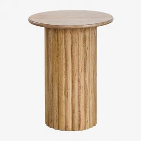 Mesa lateral de madeira de manga Barnet B - Sklum