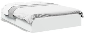 Estrutura cama c/ gavetas 120x190cm derivados de madeira branco