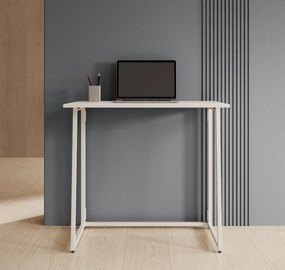 Mesa plegable Galia (85,5cm) blanco