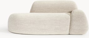 Chaise longue em bouclé Wolke (2 lugares)
