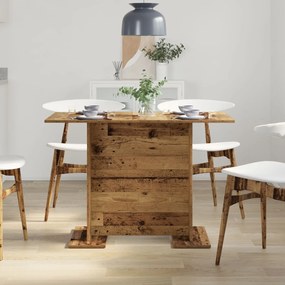 Mesa de Jantar vidaXL Madeira Antiga 110x60x75 cm Madeira Engenharia