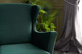 Cadeira Wing Lola – Verde – 77 cm x 98 cm x 80 cm