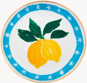 Prato de sobremesa em porcelana artesanal Con Amore