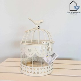 Gaiolas Decorativas Brancas - Menor