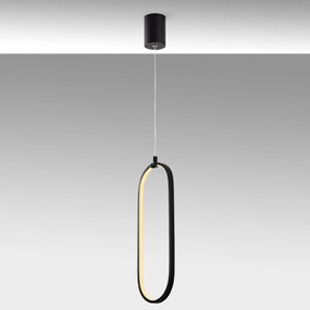 Candeeiro Chandelier Can – Preto – 17 x 60-110 cm