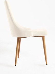 Pack 6 Cadeiras Stoik Wood - Beige