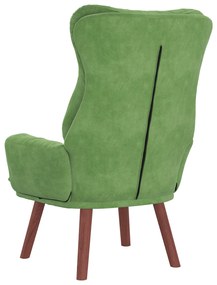 Poltrona Relaxante Velvet Verde Claro