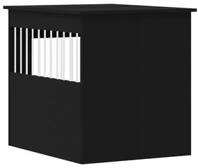 Móvel casota para cão 64,5x80x71 cm derivados de madeira preto