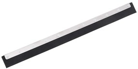 vidaXL Cabeça de rodo de chão 75x2x5 cm aço e borracha