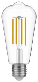 Lâmpada LED Edison Transparente ST64 7W 806Lm E27 3500K Regulável - N02