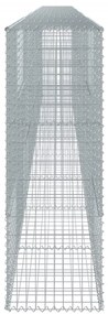 Cesto gabião com cobertura 900x50x150 cm ferro galvanizado