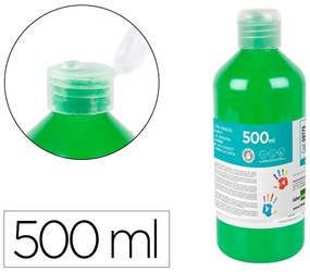 Pintura Dedos Botella de 500 Ml Verde