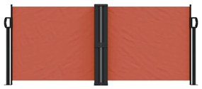 Toldo lateral retrátil 100x600 cm terracotta