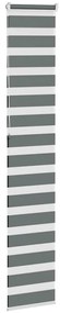 Cortina de zebra 40x230 cm largura do tecido 35,9 cm poliéster