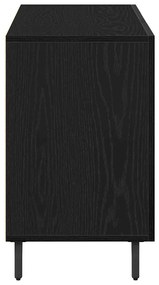 Buffet vidaXL Preto Carvalho 100x36x60 cm Madeira