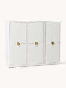Roupeiro modular com portas de batente Denise, L 300 cm, vários tamanhos