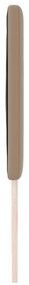 Cabeceira vidaXL Design Simples Cappuccino 100 cm Couro Sintético