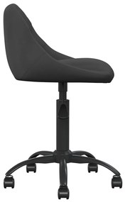 Cadeira de jantar veludo preto