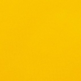 Para-sol estilo vela tecido oxford triangular 5x5x5 m amarelo