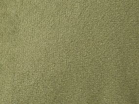 Pufe em veludo verde-oliva 50 x 50 x 30 cm DAREYN Beliani