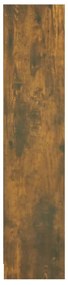 Estante 60x24x109 cm derivados de madeira carvalho fumado