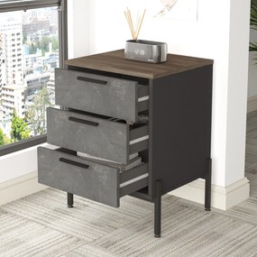 Gaveta VS3 – Castanho/Cinza/Antracite – 54x70x44,5 cm
