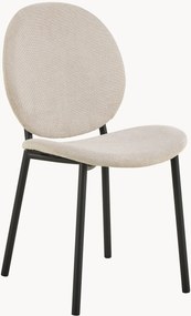 Cadeiras em chenille Cliff, conjunto de 2
