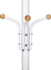 Cabide bengaleiro metal 182 x 44 cm (A x Ø) branco