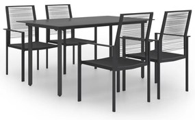 vidaXL 5 pcs conjunto de jantar para jardim