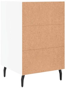 Mesa de cabeceira 40x40x66 cm derivados de madeira branco