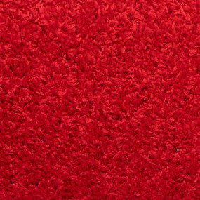 Tapetes de escadas 30 pcs 65x21x4 cm vermelho