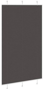 Preto Plissada Cega 120x200 cm Largura Tecido 119,4cm Poliéster