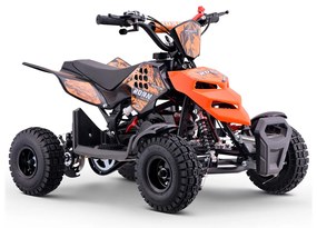 Mini moto 4 gasolina para crianças 49cc Raptor R4 Laranja