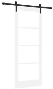 Porta Deslizante vidaXL com Conjunto de Ferragens 'ORKDAL'Branca 83x21