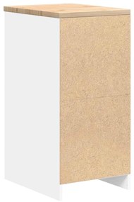 Armário de arrumação de garagem Branco 40x51x85 cm