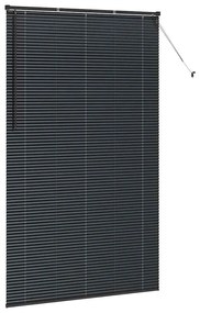 Persiana de Janela com cortinas Outros Manual Preto 135 x 220 cm Alumí