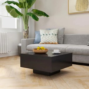 vidaXL Mesa de centro 60x60x31,5 cm contraplacado cinzento