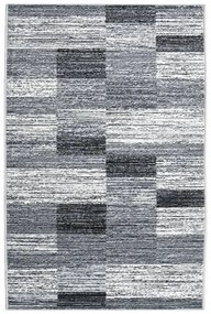 vidaXL Passadeira 100x150 cm polipropileno cinzento