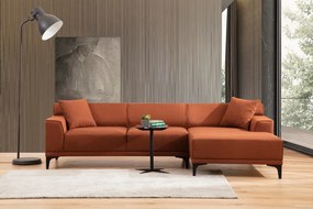 Sofá de Canto Petra – Laranja – 145 x 250 cm