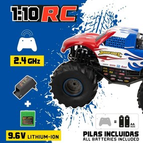 Carro Rádio Controlo New Bright Bigfoot Monster Truck 1:10 (2 Unidades)